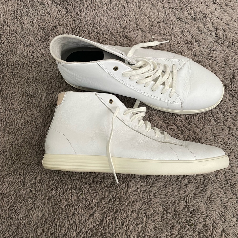 Men’s Cole Haan Grand.os leather quarter top casual sneakers size 10.5